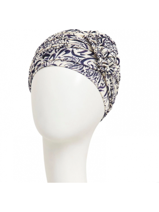 Bonnet LOTUS LIN Poésie Purple ELITE HAIR CHRISTINE HEADWEAR Bonnet LOTUS LIN Poésie Purple ELITE HAIR CHRISTINE HEADWEAR