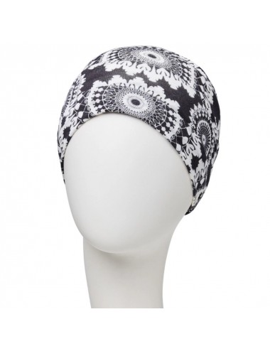 Bonnet AMIA LIN mandala black ELITE HAIR