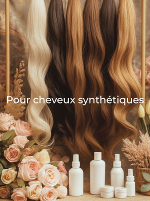 Produits d'entretien pour perruques cheveux synthétiques